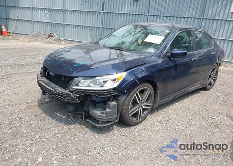 2017 Honda Accord Sport z USA, uszkodzony, nr VIN 1HGCR2F5XHA297142